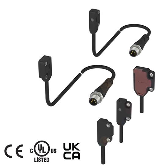 內建放大器超薄易裝光電感測器